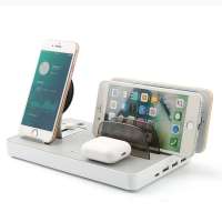 Fenergy Charging Station Dock for Multiple Devices, Desktop Docking Station Organizer for Cellphone